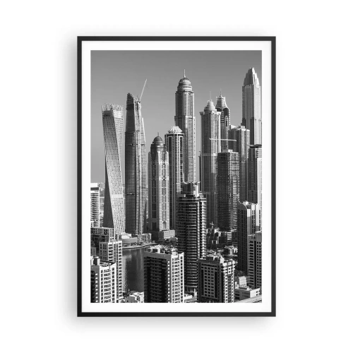 Plakát v černém rámu - Město nad pouští - 70x100 cm