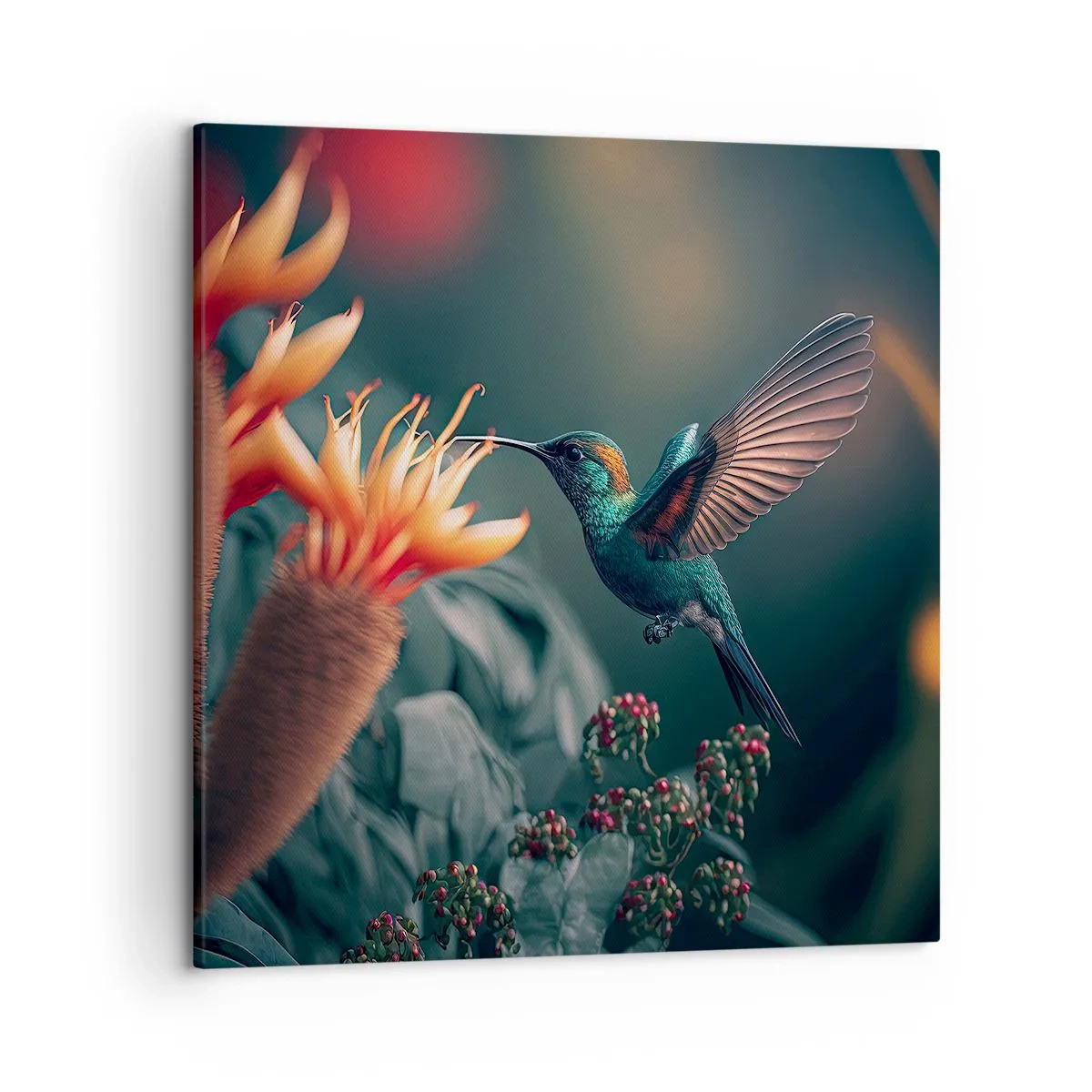 Obraz na plátně - Skutečně pestrý život - 50x50 cm