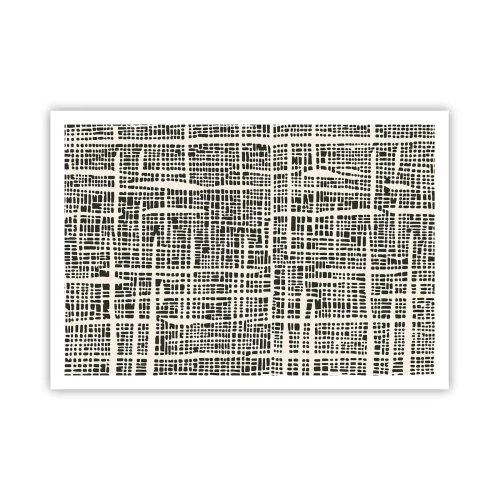 Plakát - Tkaná kompozice - 100x70 cm