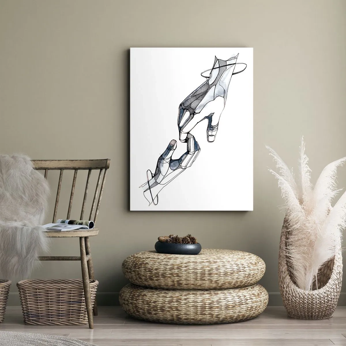 Obraz na plátně - Dobré gesto - 70x100 cm