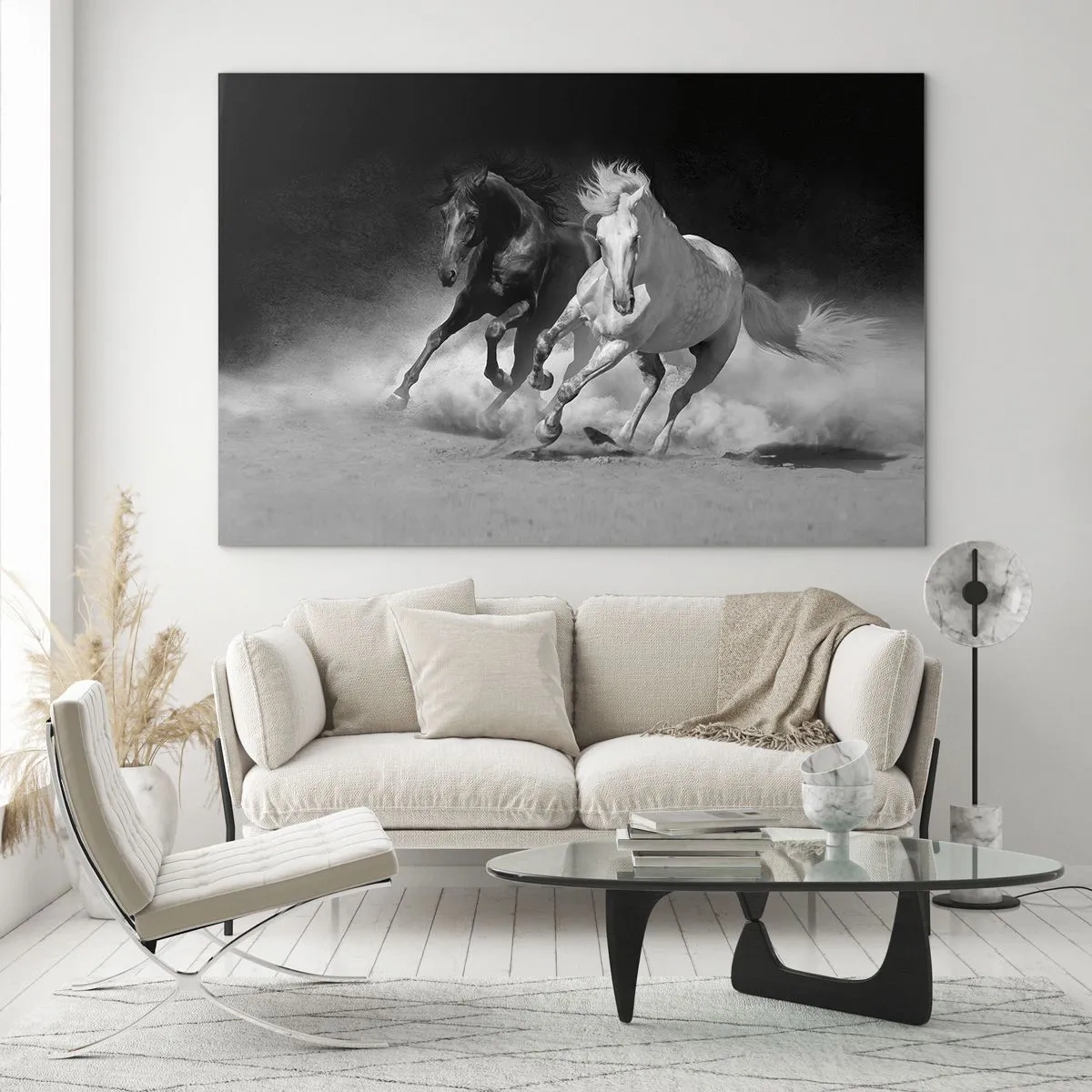 Obraz na skle - Cval svobody - 120x80 cm