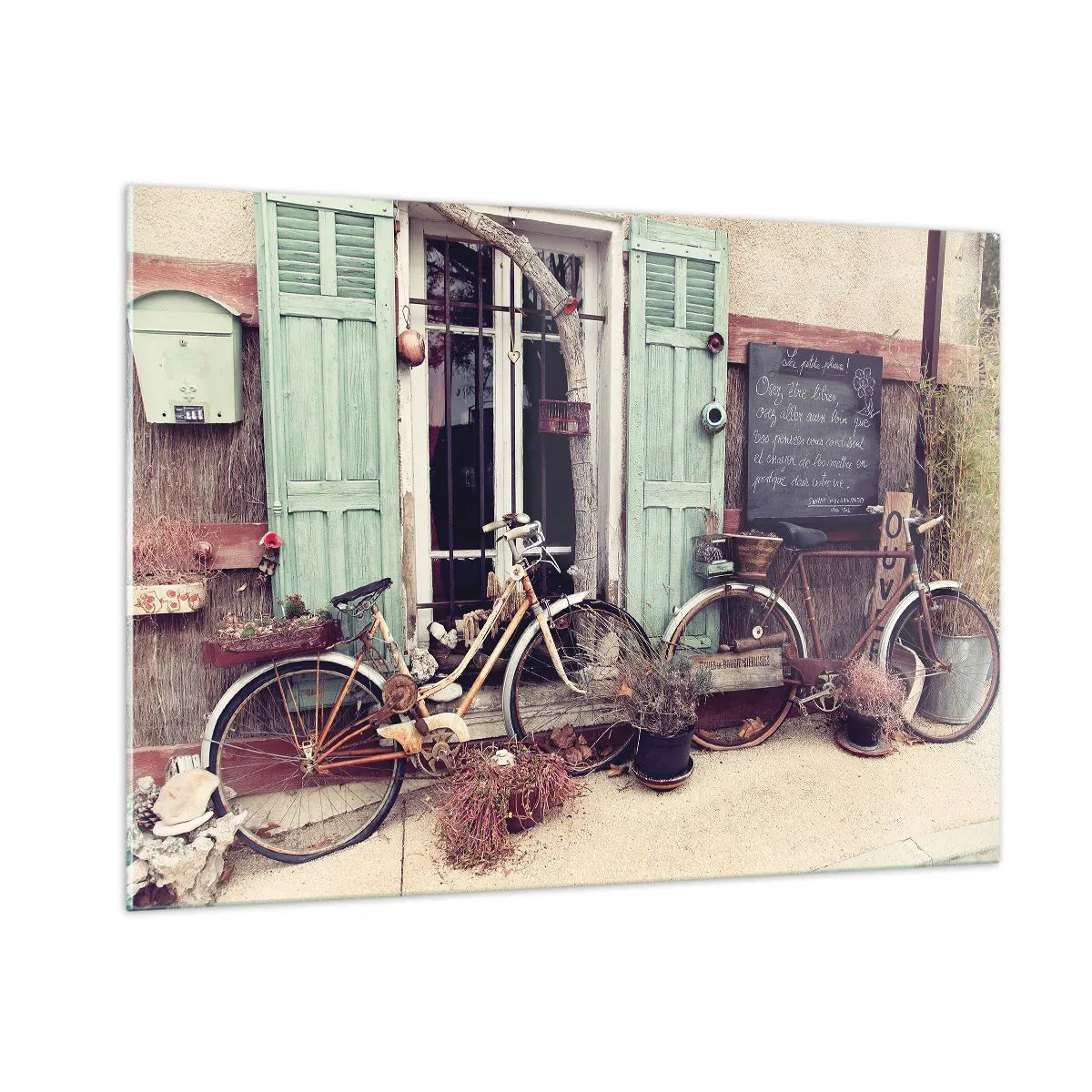 Obraz na skle - Ať žije provincie - 100x70 cm