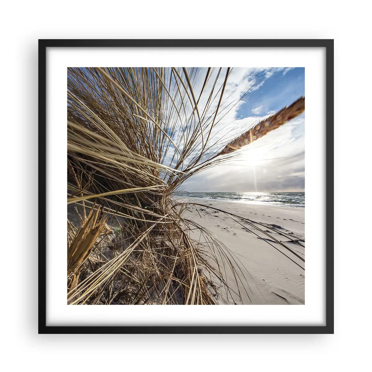 Plakát v černém rámu - Setkání živlů - 50x50 cm