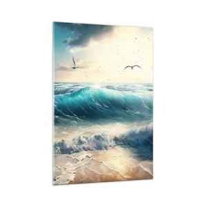 Obraz na skle - Šustění jen pro tebe - 70x100 cm