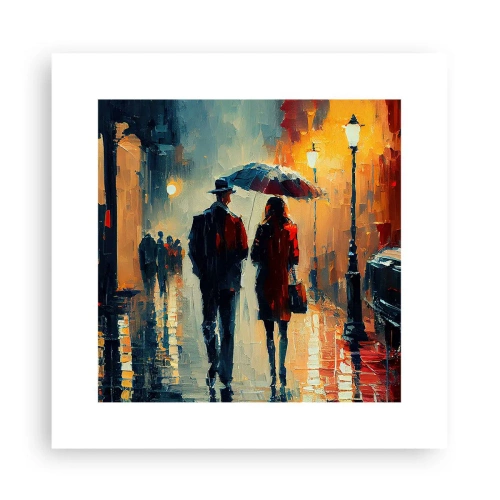 Plakát - Městská love story - 30x30 cm