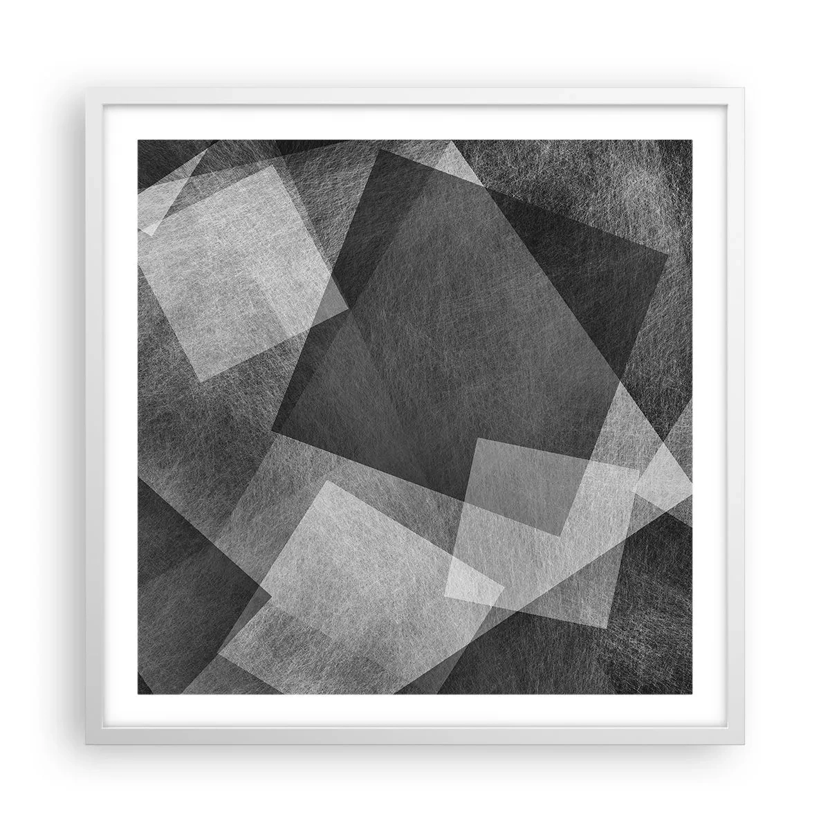 Plakát v bílém rámu - Odvěký symbol trvalosti a pořádku - 60x60 cm