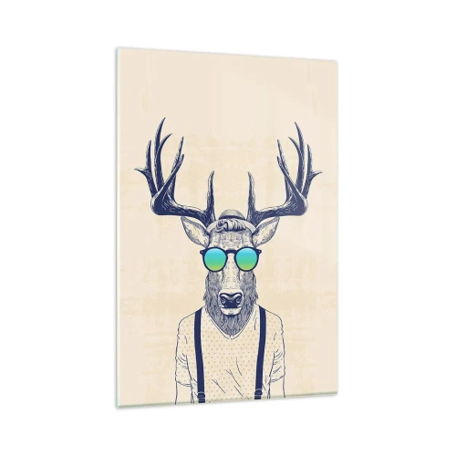 Obraz na skle - A koho jsi čekal? - 80x120 cm