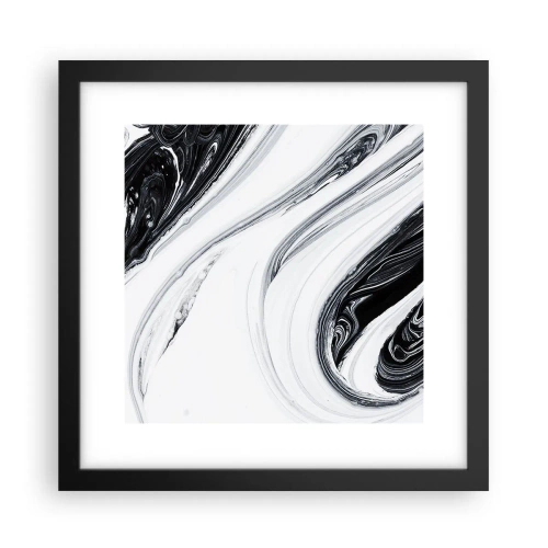 Plakát v černém rámu - Spojení protikladů - 30x30 cm