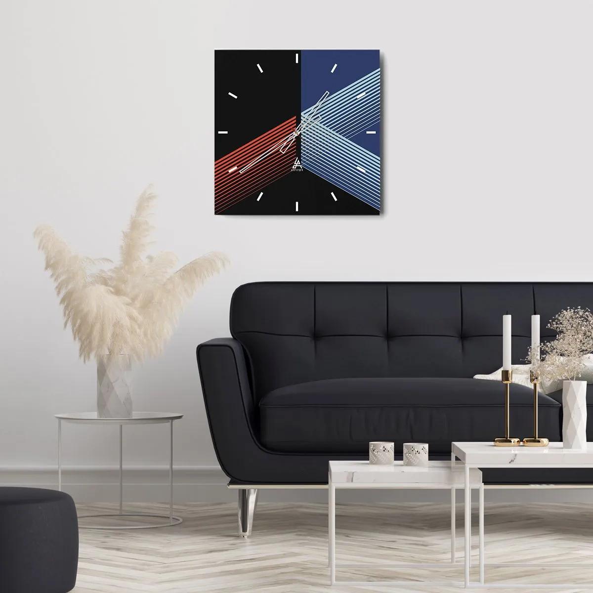 Nástěnné hodiny - Jednoduchý příběh - 40x40 cm