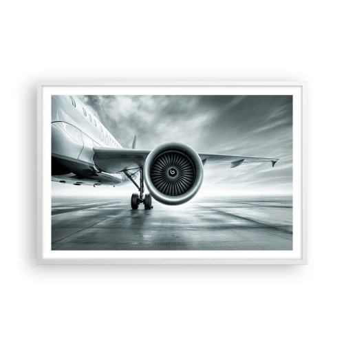 Plakát v bílém rámu - Toto je síla! - 91x61 cm