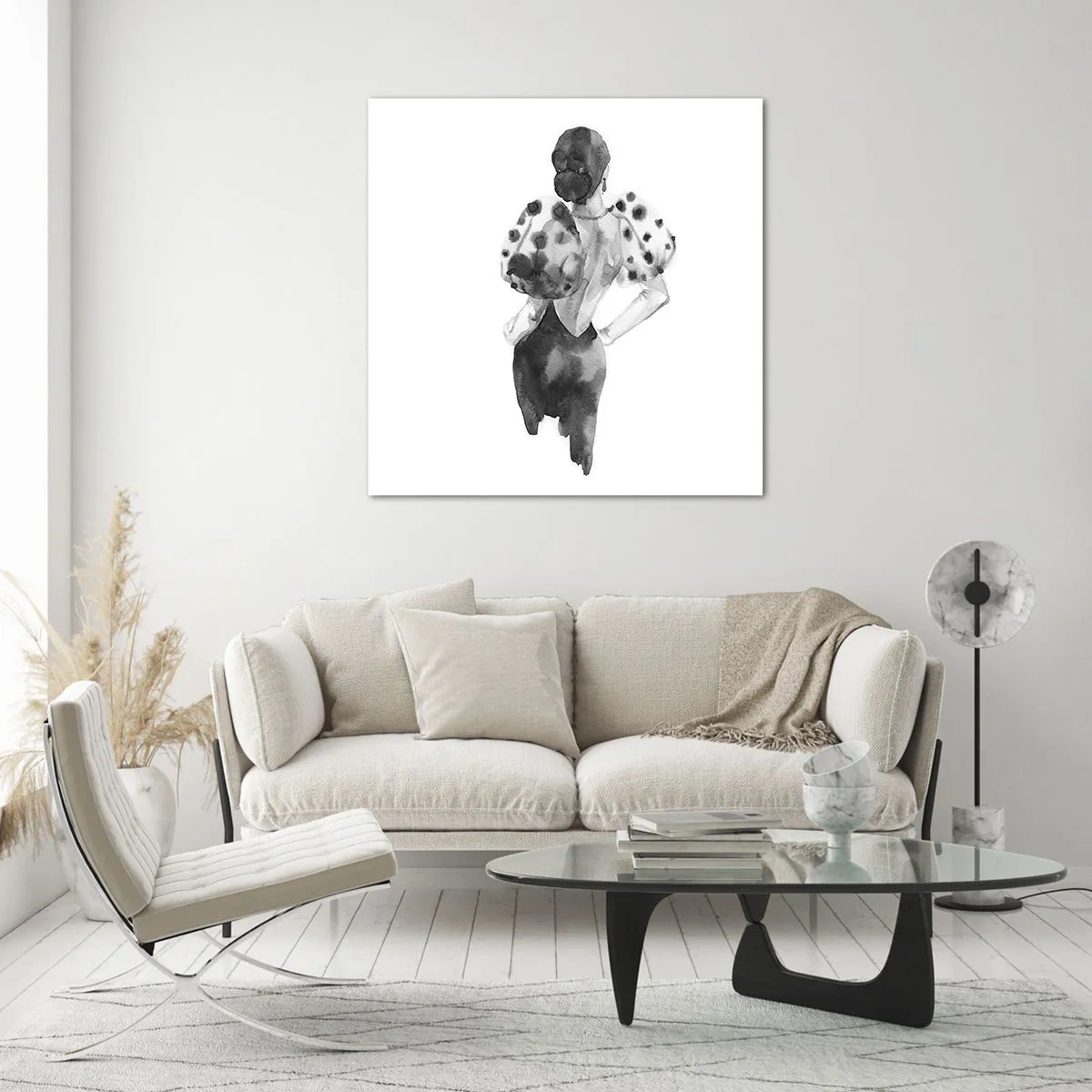 Obraz na skle - Prošla kolem - 60x60 cm