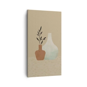 Obraz na plátně - Váza a její myšlenka - 45x80 cm