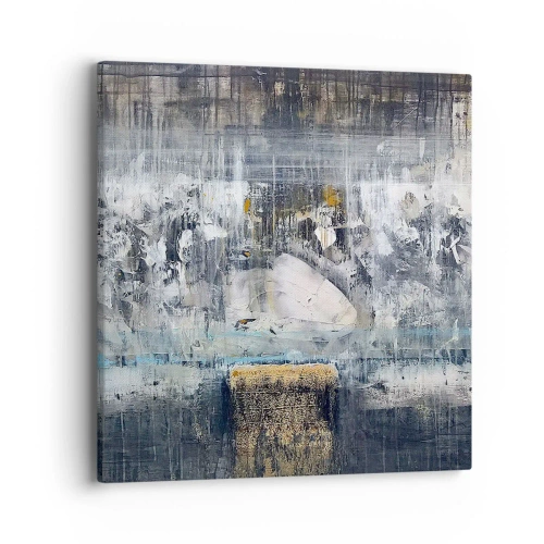 Obraz na plátně - Jako na ledě, tak i na hroudě - 40x40 cm