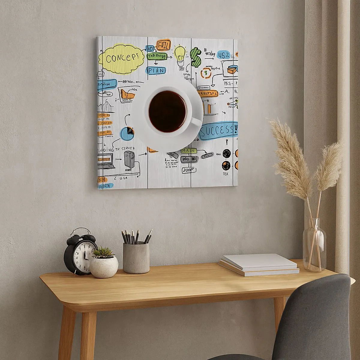 Obraz na plátně - Čas na přestávku - 30x30 cm