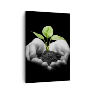 Obraz na plátně - Miluji přírodu, chráním ji - 70x100 cm