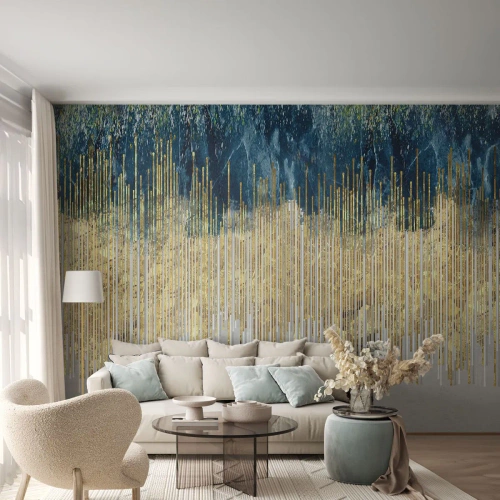 Fototapeta Standard Eco - Zlacená hranice - Kus, Art Deco, Moderní - 150x105 cm