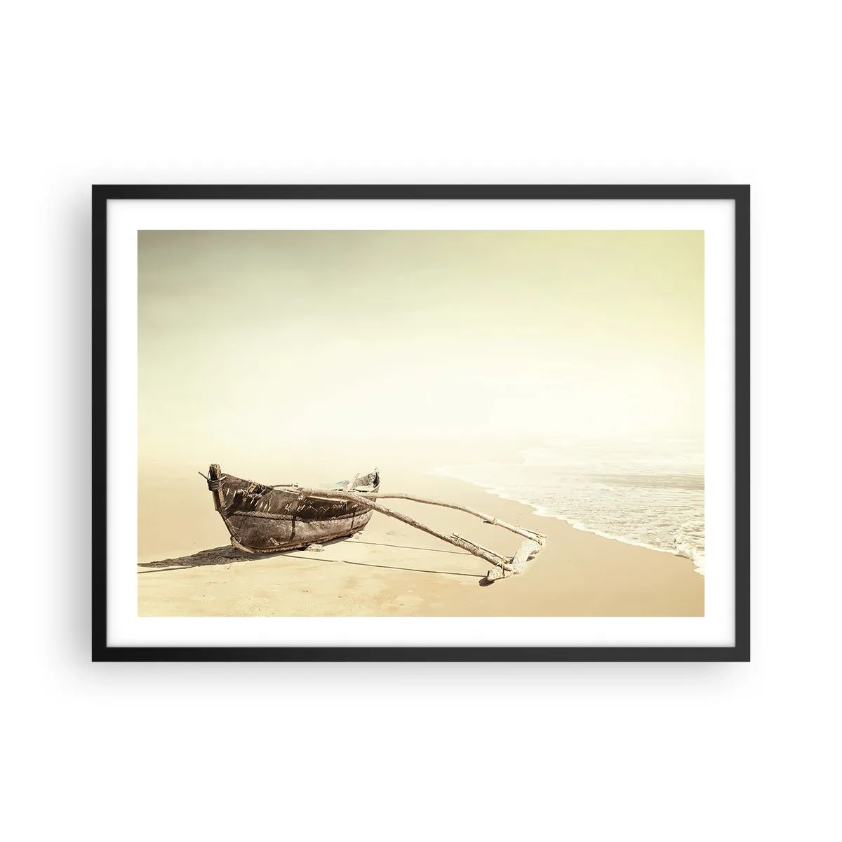 Plakát v černém rámu - Vzpomínka na jižní moře - 70x50 cm