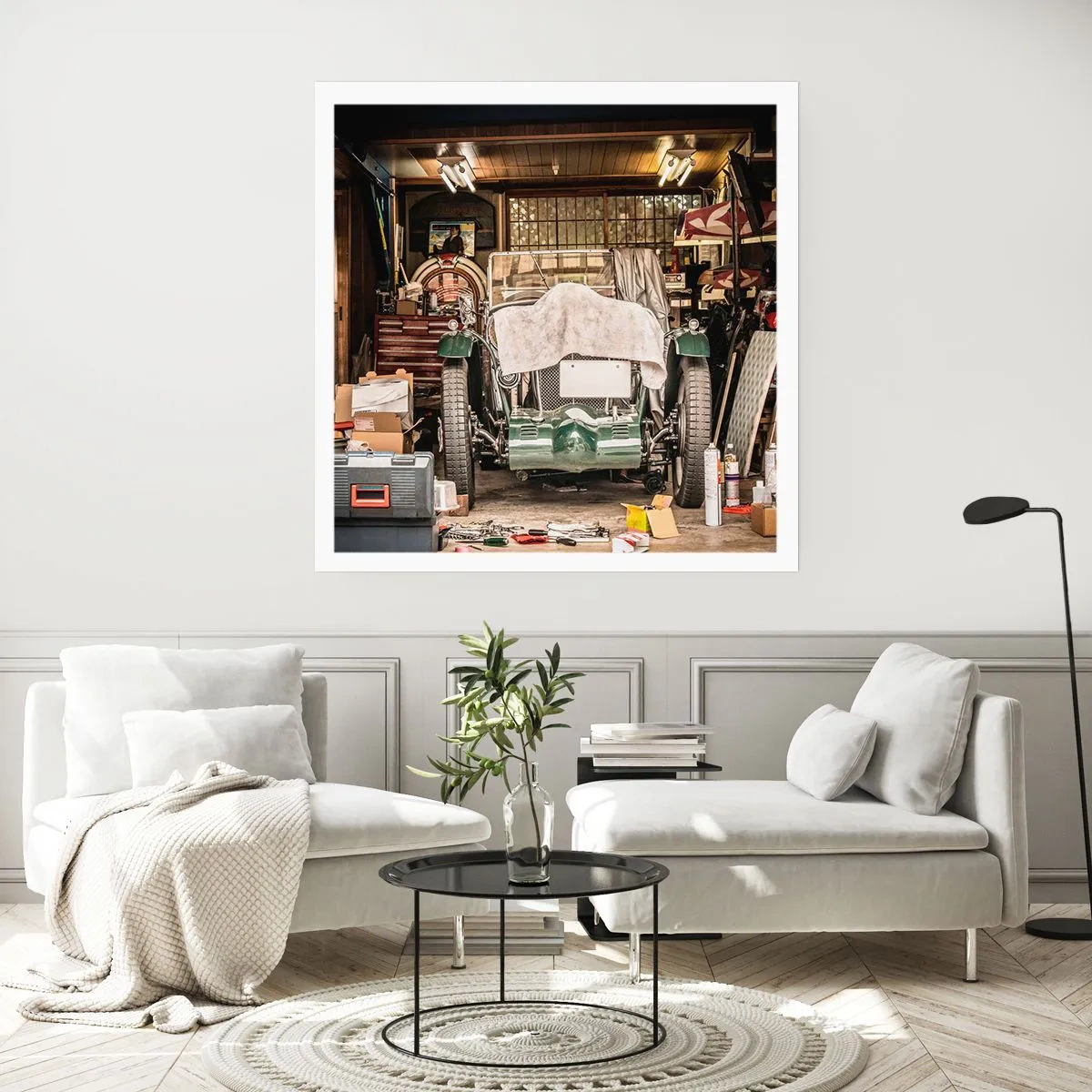 Plakát - Zpět do minulosti - 60x60 cm