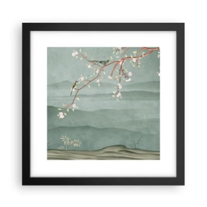 Plakát v černém rámu - Jaro je tady - 30x30 cm