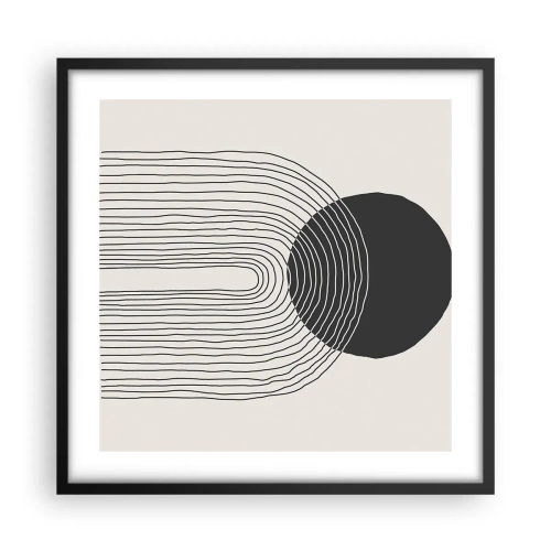 Plakát v černém rámu - Chvění a jistota - 50x50 cm