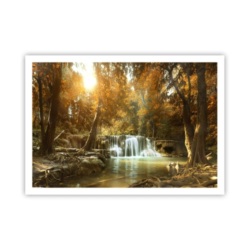 Plakát - Parkový vodopád - 100x70 cm