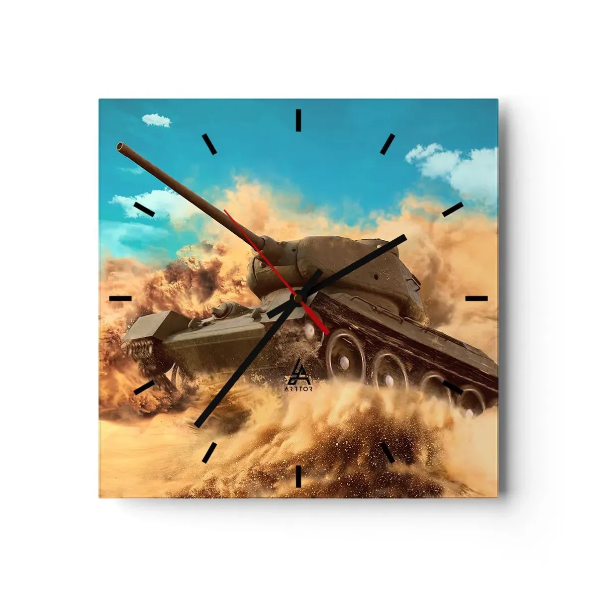 Nástěnné hodiny - Nedá se porazit - 40x40 cm