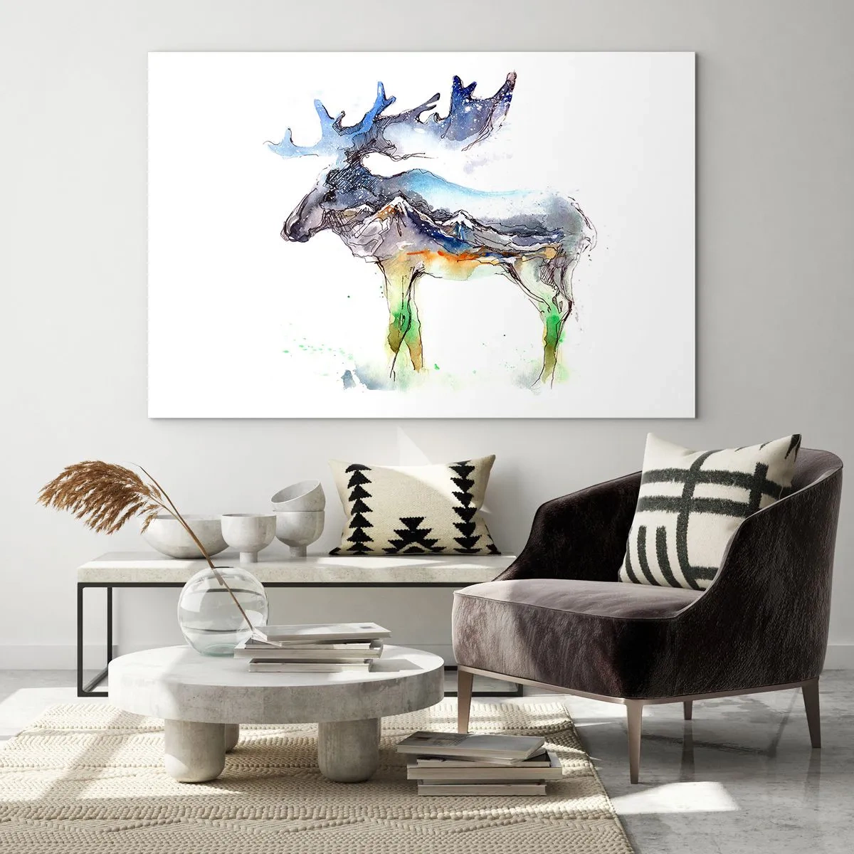 Obraz na skle - Hrdina zimního příběhu - 100x70 cm