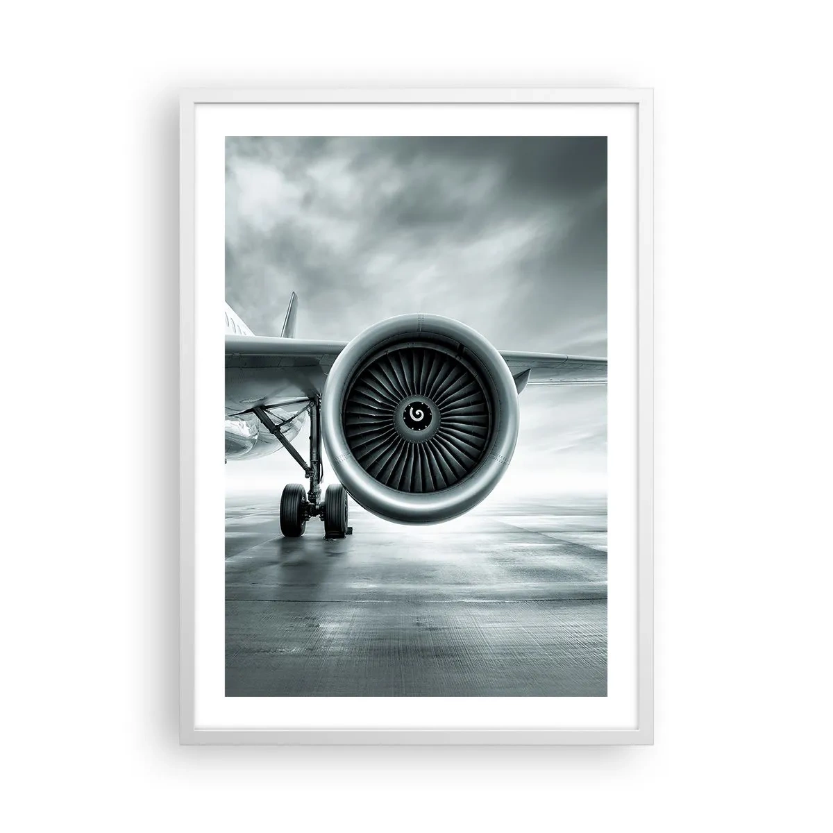 Plakát v bílém rámu - Toto je síla! - 50x70 cm