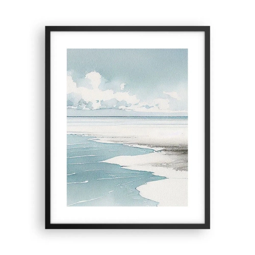 Plakát v černém rámu - Jemný příliv - 40x50 cm