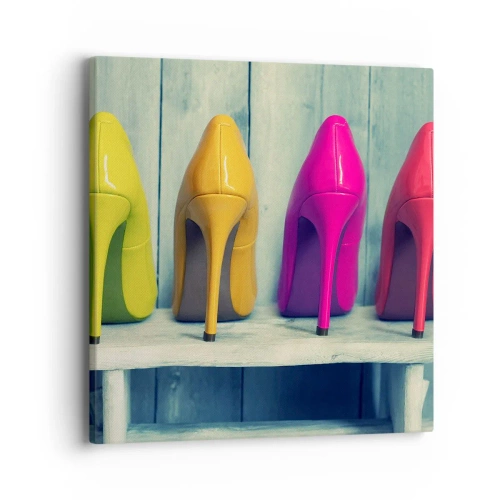 Obraz na plátně - Procházkou po duze - 40x40 cm