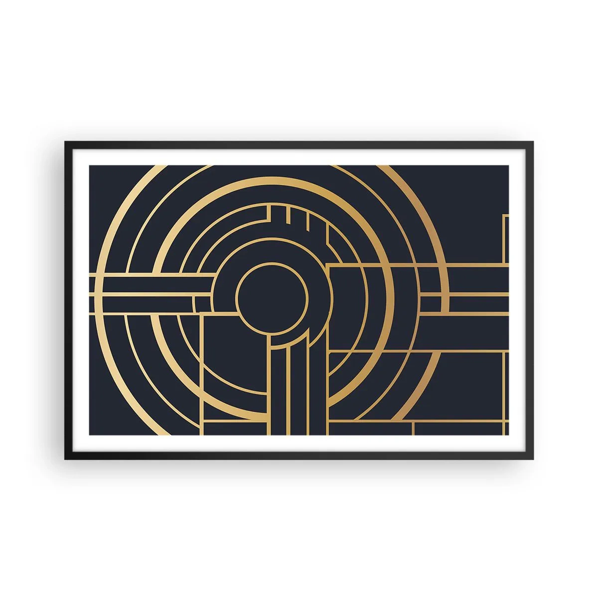 Plakát v černém rámu - Obraty události - 91x61 cm