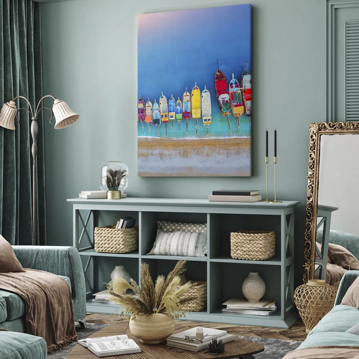 Obraz na plátně - Z ptačí perspektivy - 80x120 cm