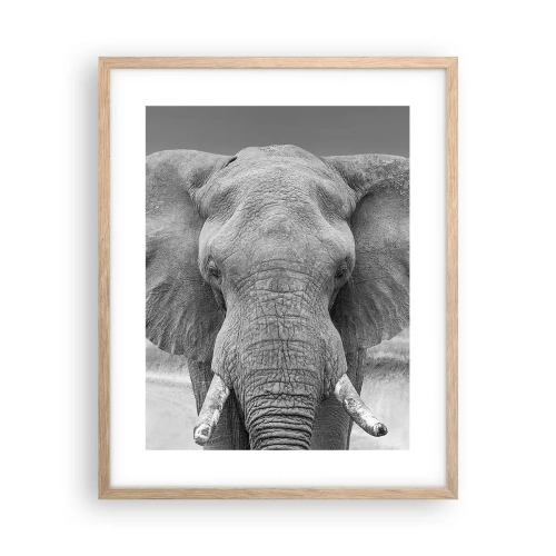 Plakát v rámu světlý dub - Vítejte v mém světě - 40x50 cm