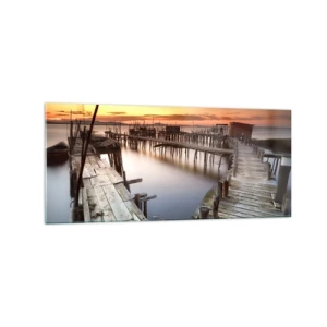 Obraz na skle - Autentičnost, ne turistická atrapa - 120x50 cm