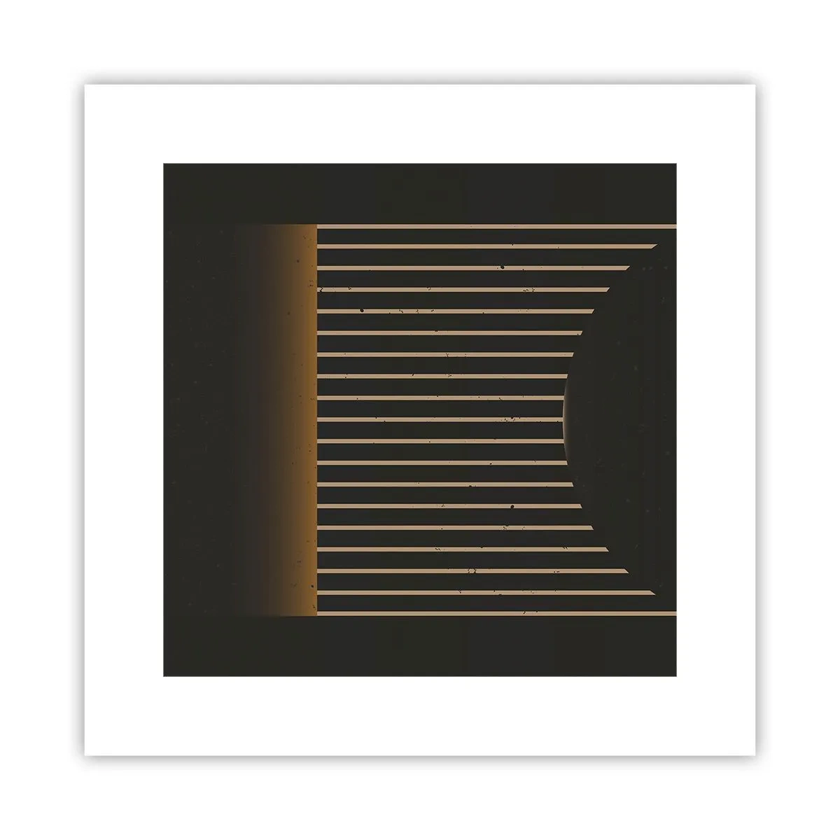 Plakát - Prozkoumat temnotu - 30x30 cm