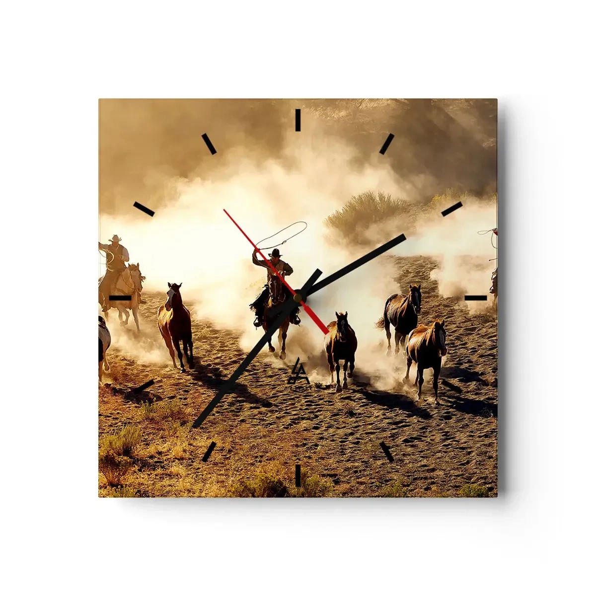Nástěnné hodiny - Skutečně divoký západ - 40x40 cm