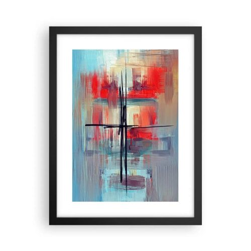 Plakát v černém rámu - Krajina v neznámé dimenzi - 30x40 cm