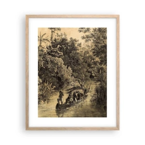 Plakát v rámu světlý dub - Výlet ke zdroji - 40x50 cm