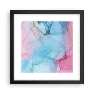 Plakát v černém rámu - Setkávání a prolínání - 30x30 cm