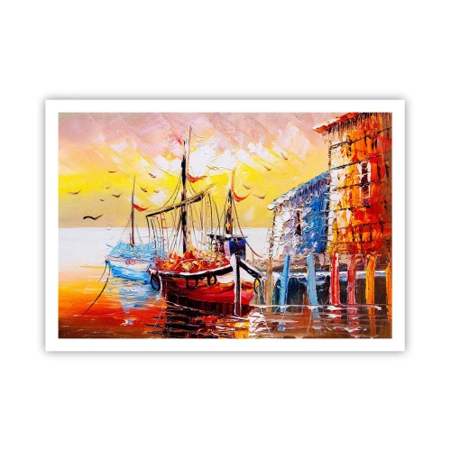 Plakát - Šťastný návrat - 100x70 cm