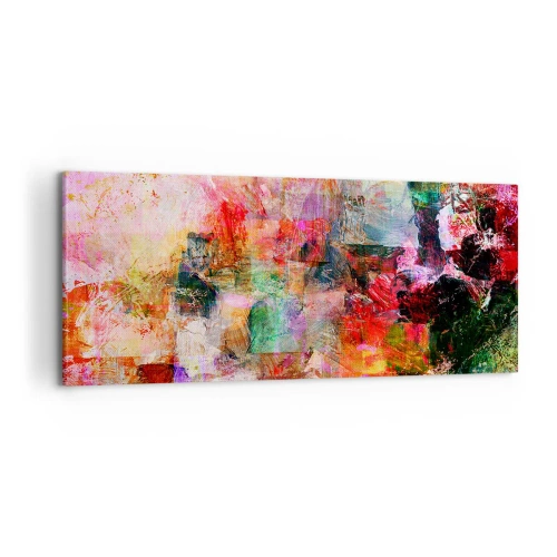 Obraz na plátně - Cesta růžovou - 100x40 cm