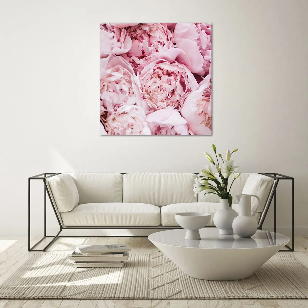 Obraz na skle - Přitulené a voňavé - 30x30 cm