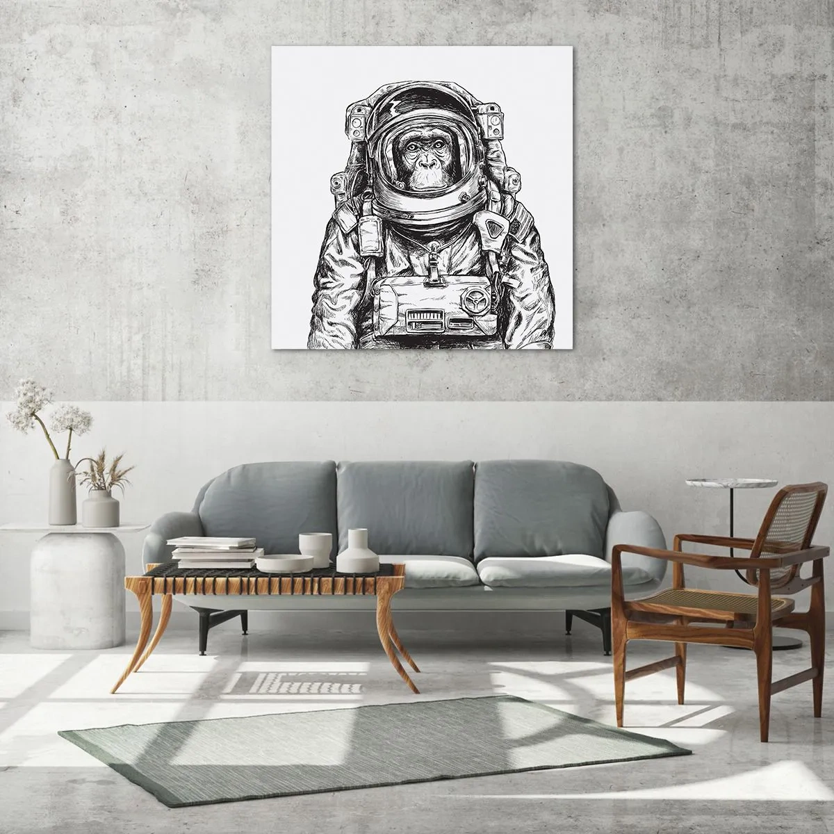 Obraz na skle - Alternativní vývoj - 70x70 cm