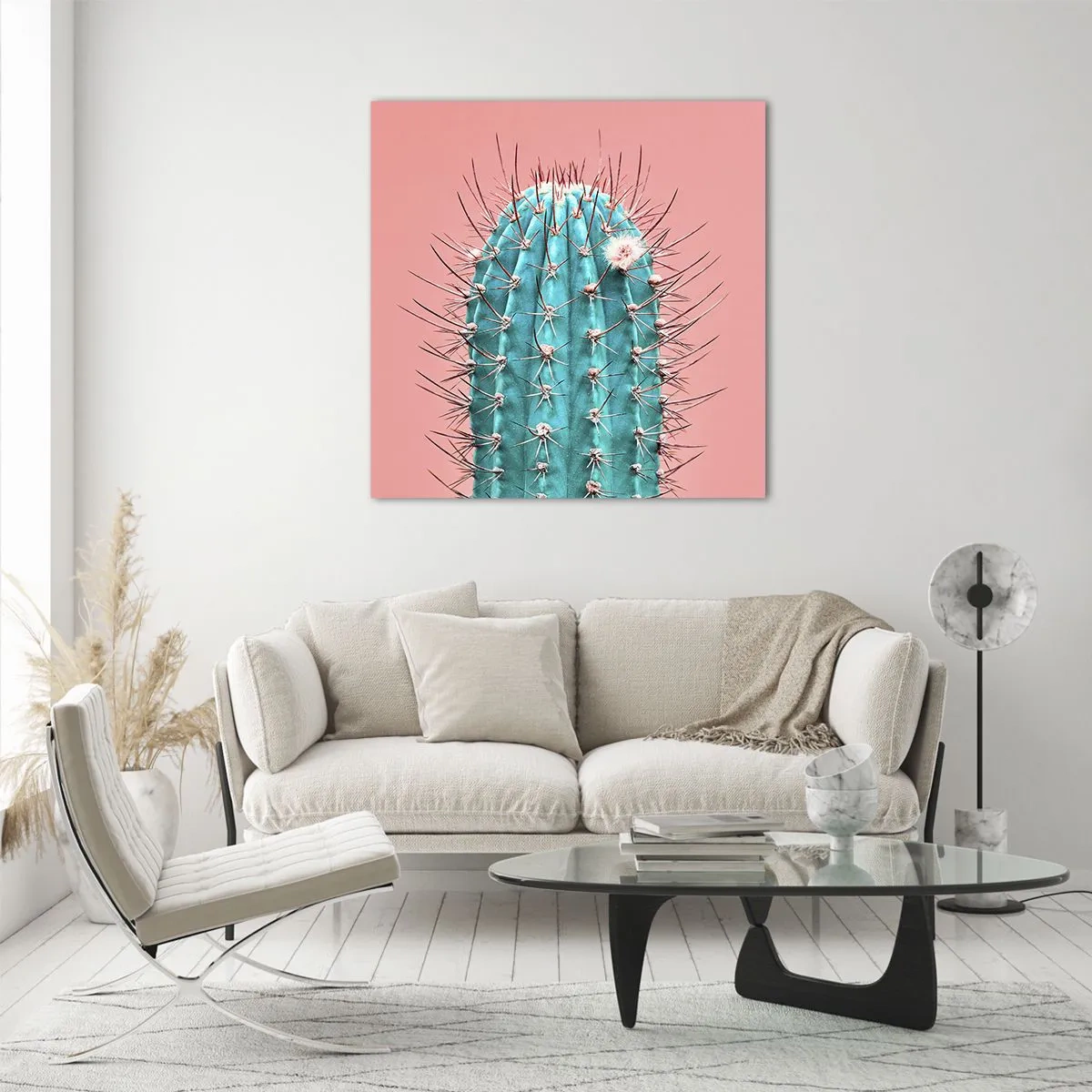 Obraz na skle - Jen koukej - 30x30 cm