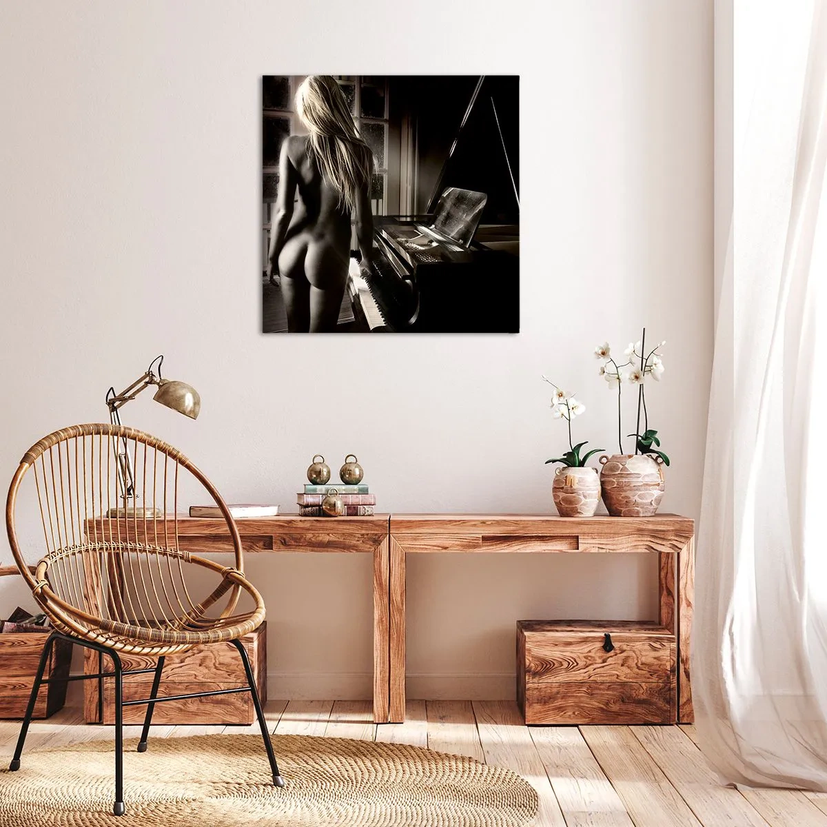 Obraz na plátně - Dokonalá harmonie večera - 60x60 cm