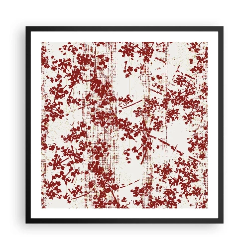Plakát v černém rámu - Staré kaliko - 60x60 cm