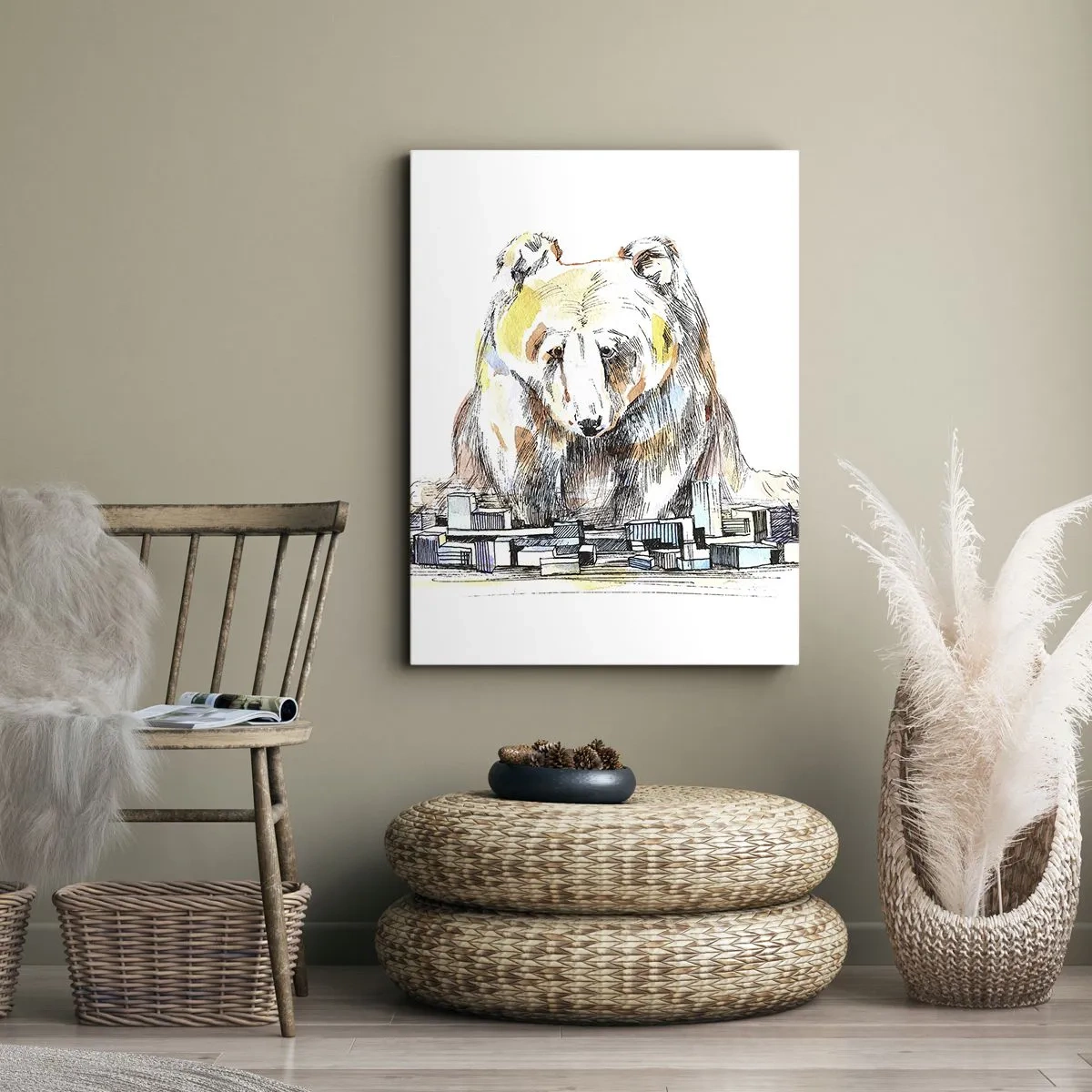 Obraz na plátně - Jak lze takto žít? - 45x80 cm