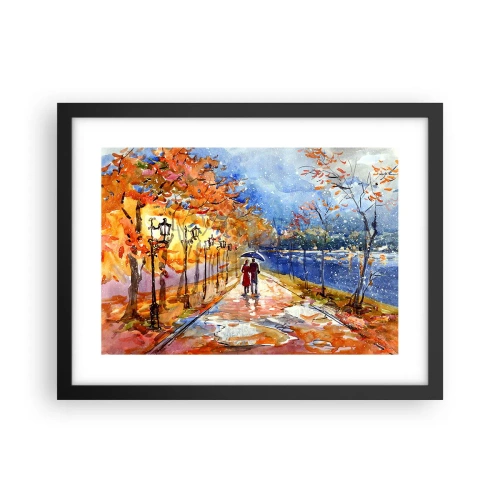 Plakát v černém rámu - Společně k hranici času - 40x30 cm