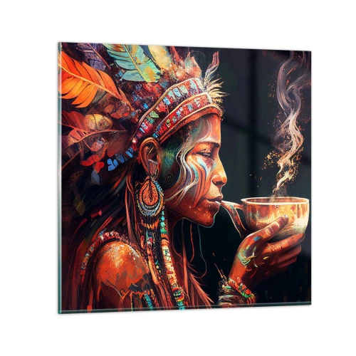 Obraz na skle - Magický rituál - 40x40 cm