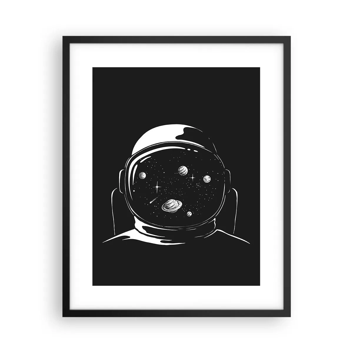 Plakát v černém rámu - Skvělý výhled - 40x50 cm